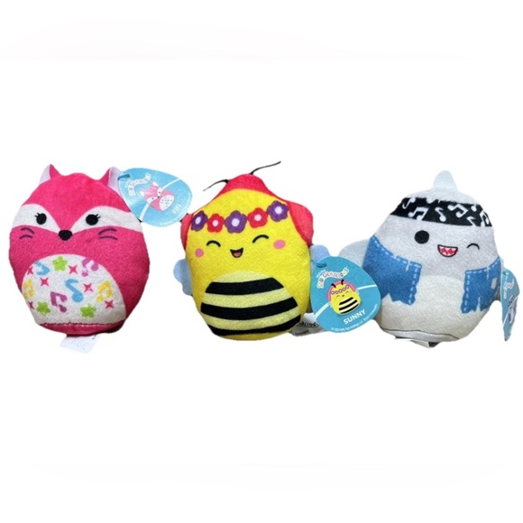 Lot Of 3 Gordon + Sunny + FiFi Squishmallows McDonald’s 2023 Plush Toys Unused - Picture 1 of 4